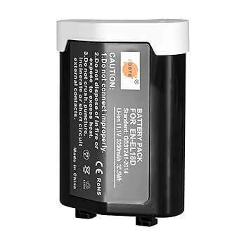 Nikon ニコン EN-EL18d Z9 純正 Amazon.com : DSTE EN-EL18D ENEL18D Li-ion Battery Compatible